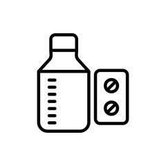 Drug Donation icon in vector. Illustration