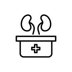 Organ Donation icon in vector. Illustration