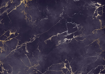 Blue and gold marble texture background