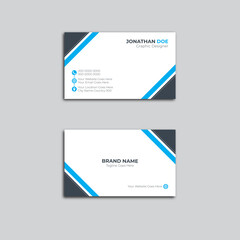 Modern Corporate Business Card Design, Vector Template, Abstract Business card Design Template Marketing