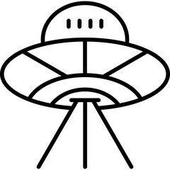 Alien Spaceship Icon