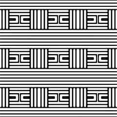 Vector monochrome pattern, Abstract texture for fabric print, card, table cloth, furniture, banner, cover, invitation, decoration, wrapping.seamless repeating pattern.Black and white color.