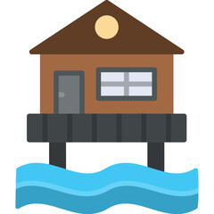 Beach Hut Icon