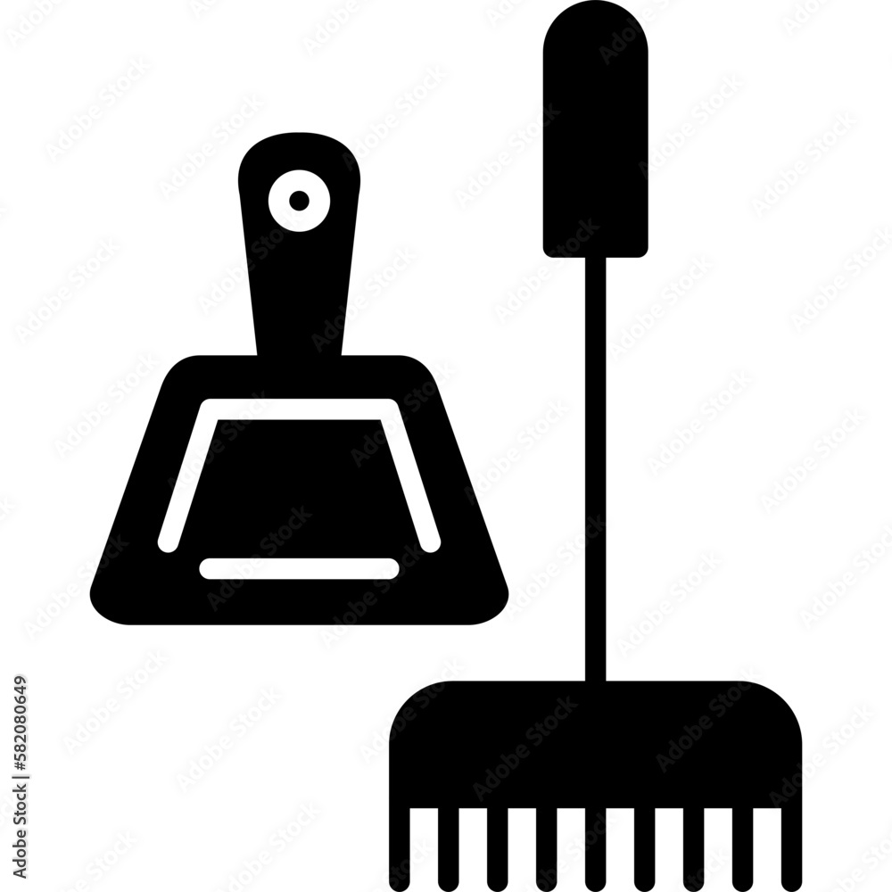 Sticker Broom Icon