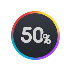 50% - Pictogram (icon) 