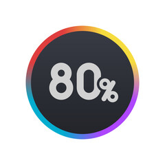 80% - Pictogram (icon) 
