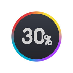 30% - Pictogram (icon) 