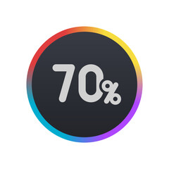 70% - Pictogram (icon) 