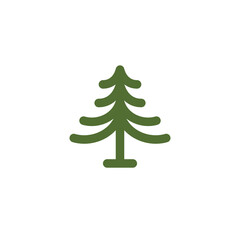 Pine Logo Simple Design. Pine Icon Modern 