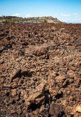 Rugged Lava Field at Lava Beds National Monument