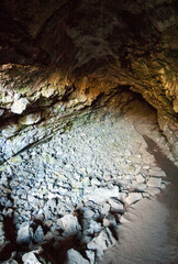 Underground Cave at Lava Beds National Monument