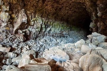 Underground Cave at Lava Beds National Monument