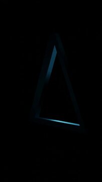 delta, triangle, design, 3d, bleue, animation, fonc&eacute;, &eacute;pur&eacute;, art, technologie, mouvement, texture, mod&egrave;le, num&eacute;rique, illustration, couleur, bleu, lumi&egrave;re, conception, lumineux, noir, arri&egrave;re-plan, lo
