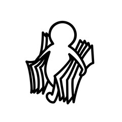 札束、資料を持つ人