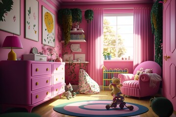 bedroom interior design with furniture for kids