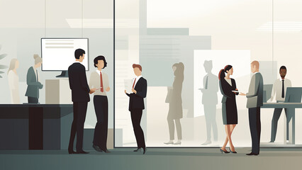 Obraz premium business people in office