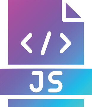 Javascript Vector Icon Design Illustration