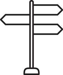 road sign icon