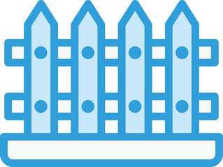 Fence Vector Icon Design Illustration