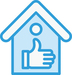 House Like Vector Icon Design Illustration