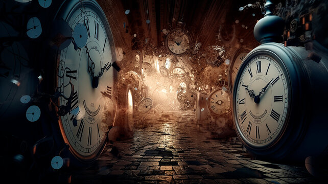 El a&ntilde;o que se nos va, reloj eterno