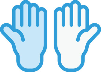 Gloves Vector Icon Design Illustration