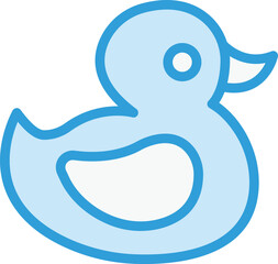 Rubber duck Vector Icon Design Illustration