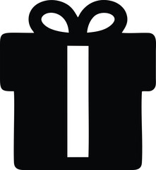 Obraz na płótnie Canvas Gift box icon symbol design vector image. Illustration of the package box present design image. EPS 10.