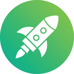 Rocket Vector Icon Design Illustration