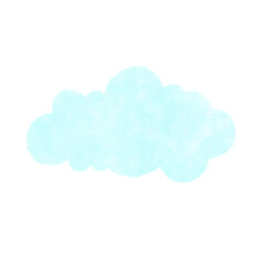 Blue Cloud Watercolor 