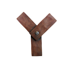 Wooden Planks 3D Lettering or Alphabet