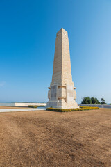 Obraz premium Anzac Cove, where major conflicts took place in the 1st World War, and the traces of the war and the graves of Australian soldiers