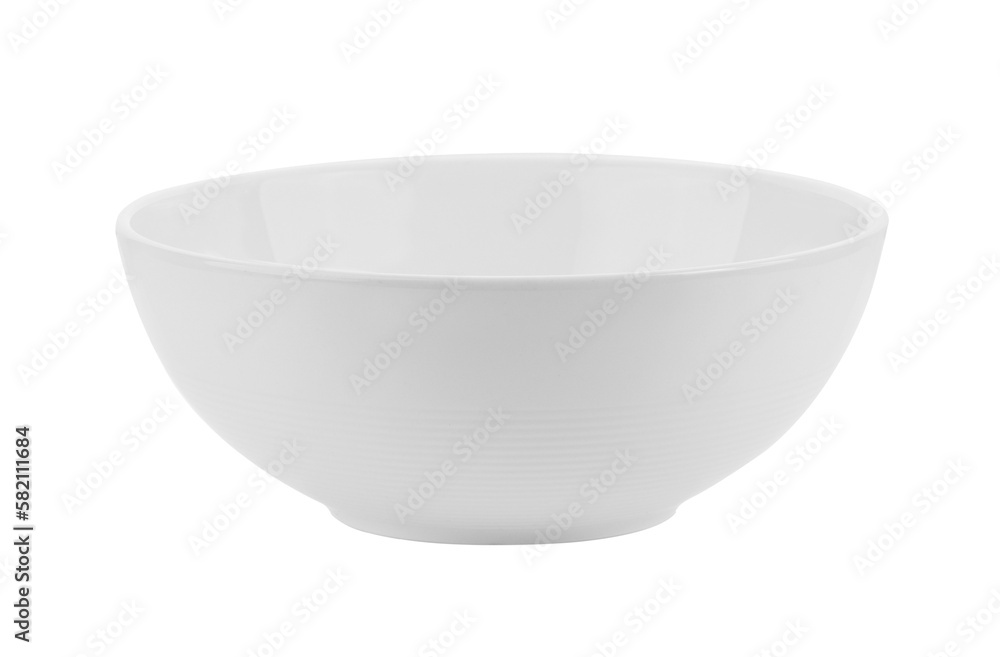 Wall mural white bowl on transparent png