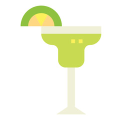Margarita flat icon style