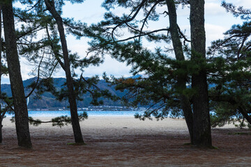 日本　京都府宮津市の丹後天橋立大江山国定公園