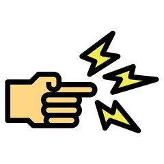 spell filled outline icon style