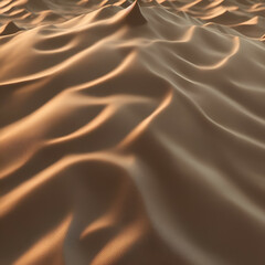 Fototapeta na wymiar ripples in the sand - Sand background - Generative AI