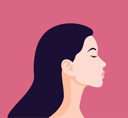 silhouette of a woman