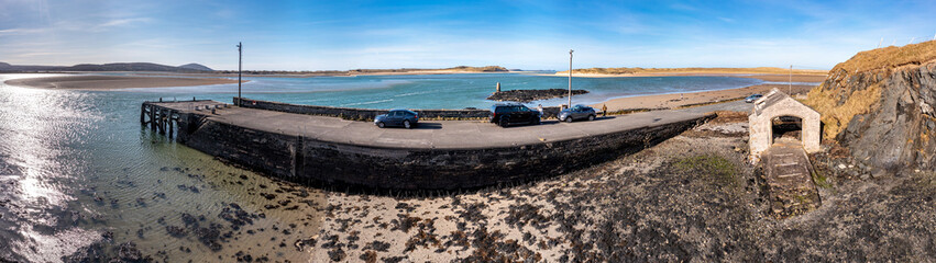 Aerial view of Ballyness Pier in County Donegal - Ireland © Lukassek