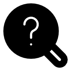 search question icon illustration