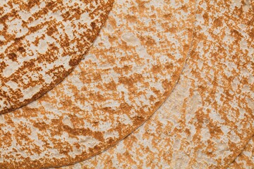 Armenian lavash as an abstract background.