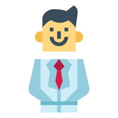 doctor flat icon style