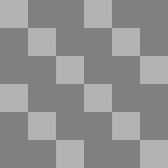 Seamless vector graphic of squares in two shades of grey forming a diagonal pattern. It could be used as a template for block paving