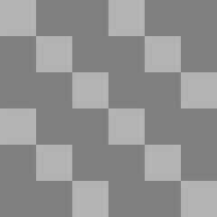 Seamless vector graphic of squares in two shades of grey forming a diagonal pattern. It could be used as a template for block paving