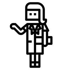 nurse icon style