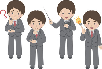 若い男性の疑問と解決セット　スーツ