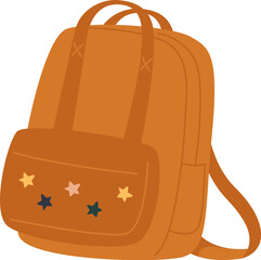 Trendy travel backpack
