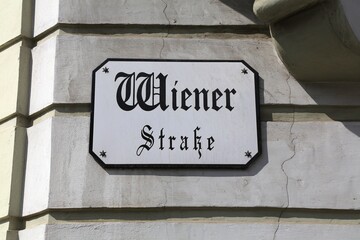 Wiener Strasse in Melk, Austria