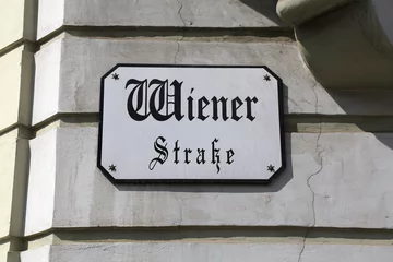 Foto op Plexiglas Wiener Strasse in Melk, Austria © Tupungato