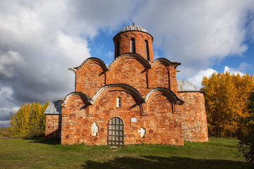 Fototapeta na wymiar Transfiguration Church in Kovalevo